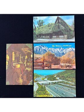 Vintage Postcard Lot California Laguna Beach Ivy House Mt Whitney Winery Freeway